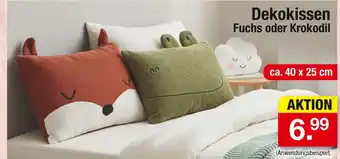 Zimmermann Dekokissen fuchs Angebot