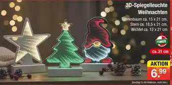 Zimmermann 3d-spiegelleuchte weihnachten tannenbaum Angebot