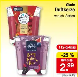 Zimmermann Glade duftkerze warm apple pie Angebot