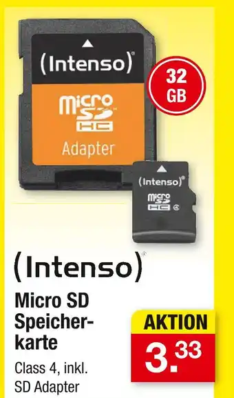Zimmermann Intenso micro sd speicherkarte Angebot