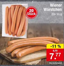 Zimmermann Wiener würstchen Angebot