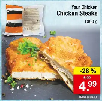 Zimmermann Your chicken chicken steaks Angebot