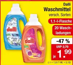 Zimmermann Dalli frische glück vollwaschmittel Angebot