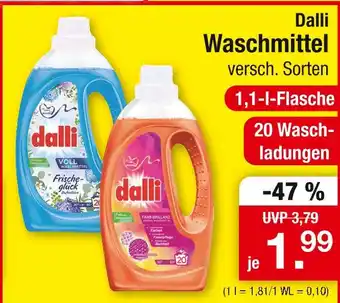 Zimmermann Dalli frische glück vollwaschmittel Angebot