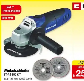 Zimmermann Einhell winkelschleifer bt-ag 850 kit Angebot