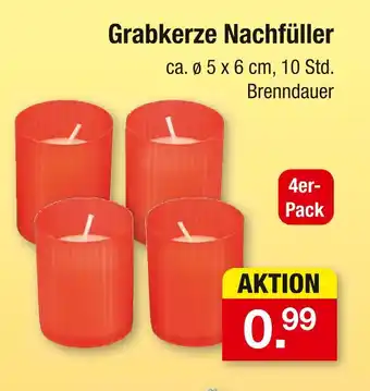 Zimmermann Grabkerze nachfüller Angebot