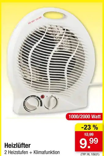 Zimmermann Heizlüfter Angebot