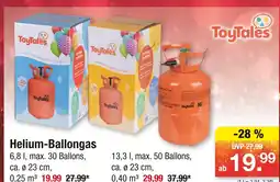 Zimmermann Toytales helium-ballongas Angebot