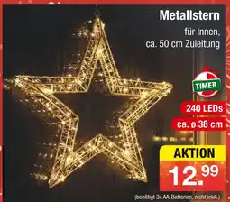 Zimmermann Metallstern Angebot