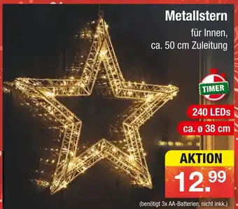 Zimmermann Metallstern Angebot