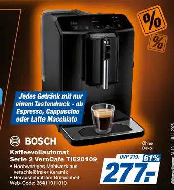 Expert Bosch kaffeevollautomat serie 2 verocafe tie20109 Angebot