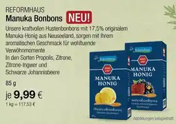 Vitalia Reformhaus manuka bonbons Angebot