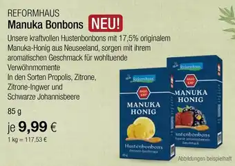 Vitalia Reformhaus manuka bonbons Angebot