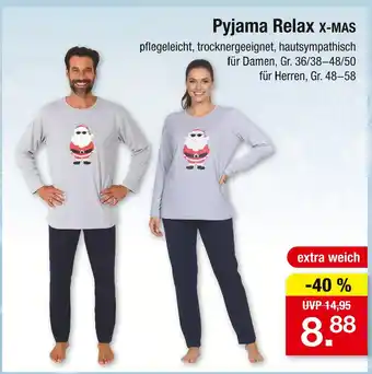 Zimmermann Pyjama relax x-mas Angebot