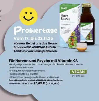 Vitalia Salus neuro balance bio ashwagandha tonikum Angebot