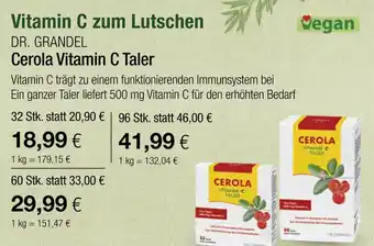 Vitalia Dr. grandel cerola vitamin c taler Angebot