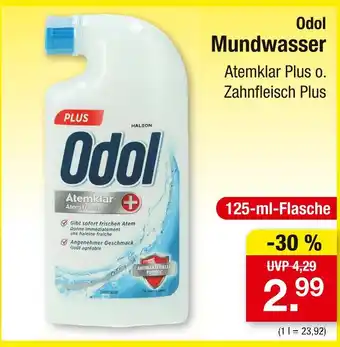 Zimmermann Odol mundwasser atemklar plus Angebot