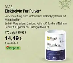 Vitalia Raab elektrolyte pur pulver Angebot
