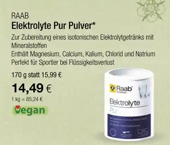 Vitalia Raab elektrolyte pur pulver Angebot