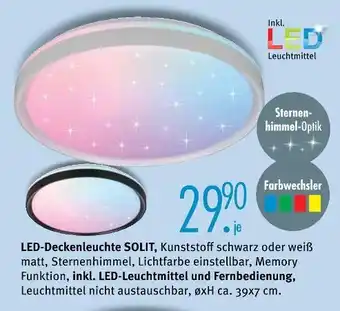 Trends Möbel Led-deckenleuchte solit Angebot