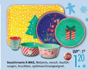 Trends Möbel Geschirrserie x-mas Angebot