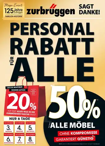 Zurbrüggen Zurbrüggen 50 % rabatt Angebot