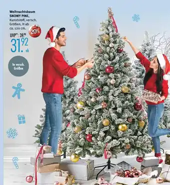 Trends Möbel Weihnachtsbaum snowy pine Angebot
