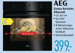 Trends Möbel Aeg einbau-backofen gb3020b Angebot