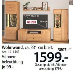 Zurbrüggen Cantus wohnwand calmera Angebot