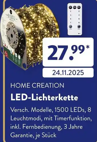 Aldi Süd Home creation led-lichterkette Angebot