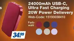 Expert 24000mah usb-c, ultra fast charging 20w power delivery Angebot