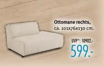 Trends Möbel Ottomane rechts Angebot