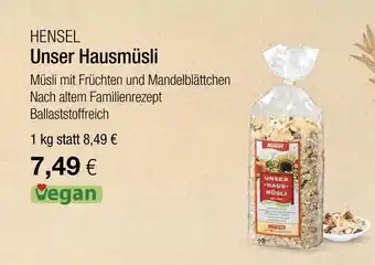 Vitalia Hensel unser hausmüsli Angebot