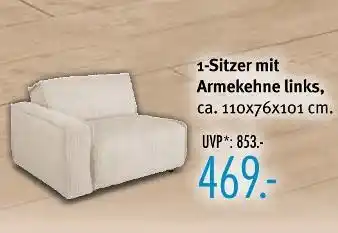 Trends Möbel 1-sitzer mit armlehne links Angebot