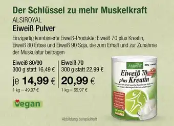 Vitalia Alsiroyal eiweiß pulver 80/90 Angebot