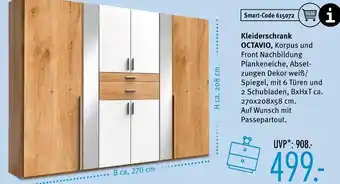 Trends Möbel Kleiderschrank octavio Angebot