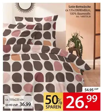 Zurbrüggen Satin-bettwäsche Angebot