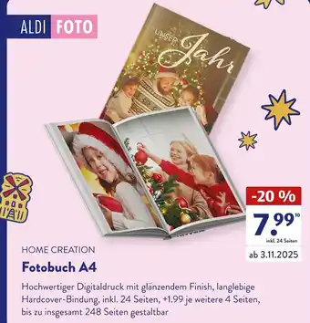 Aldi Süd Home creation fotobuch a4 Angebot