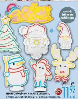 Trends Möbel Neon-dekoobjekt x-mas Angebot