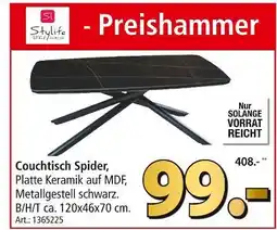 Zurbrüggen Stylife couchtisch spider Angebot