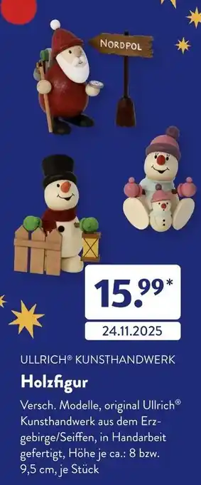 Aldi Süd Ullrich kunsthandwerk holzfigur Angebot