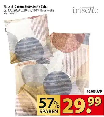 Zurbrüggen Irisette flausch-cotton bettwäsche zobel Angebot