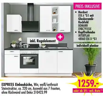 Möbel Boss Express einbauküche win Angebot