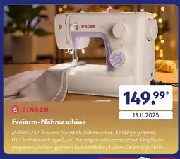 Aldi Süd Singer freiarm-nähmaschine Angebot