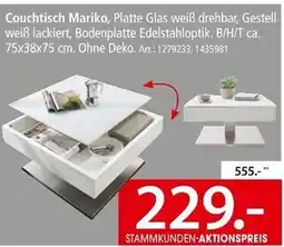 Zurbrüggen Couchtisch mariko Angebot
