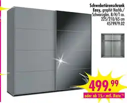 Möbel Boss Schwebetürenschrank easy Angebot