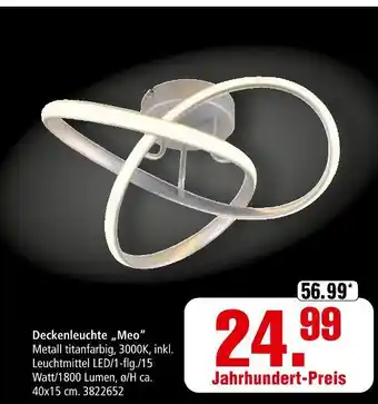 Segmüller Deckenleuchte meo Angebot