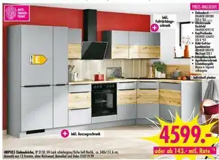 Möbel Boss Impuls einbauküche ip 3150 Angebot