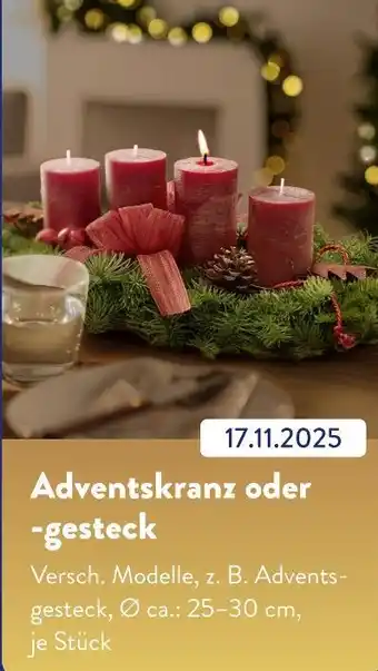 Aldi Süd Adventskranz Angebot