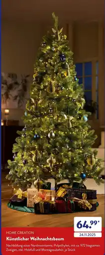 Aldi Süd Home creation künstlicher weihnachtsbaum Angebot